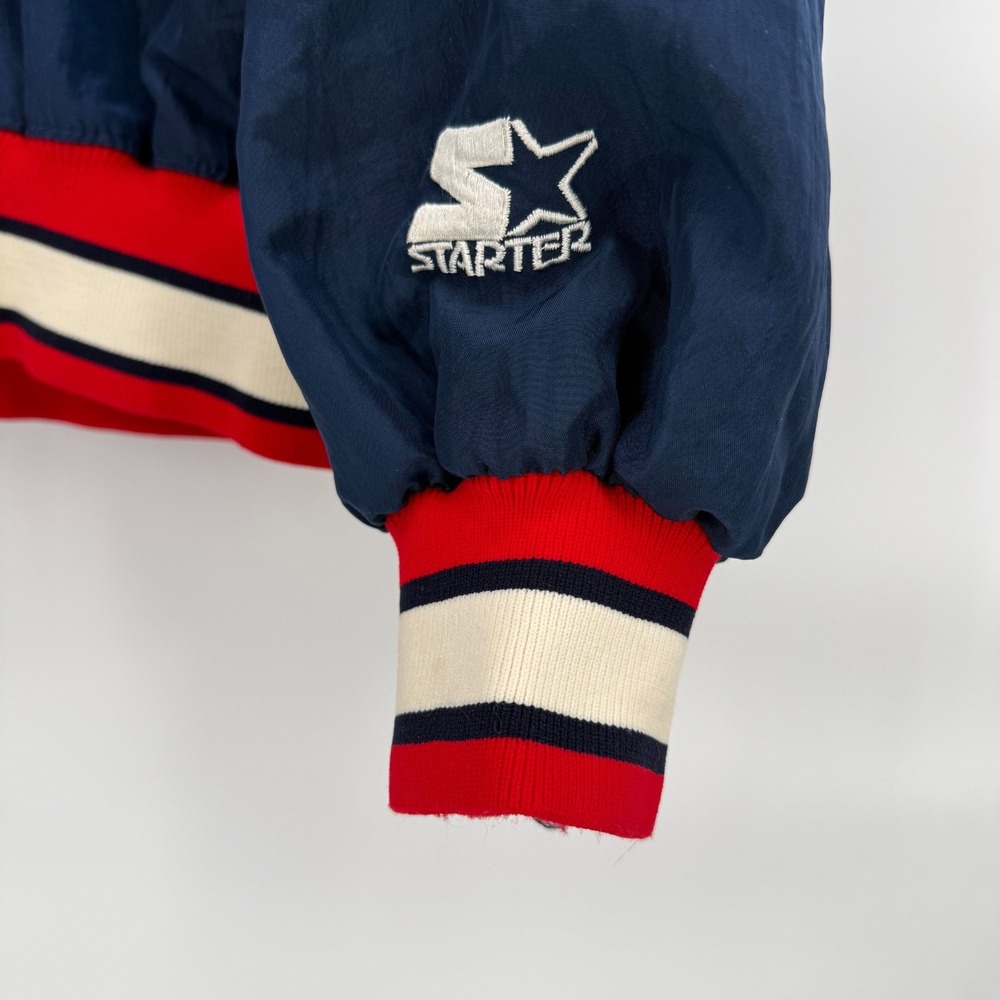 Vintage Starter Atlanta Braves Diamond Collection 1/2 Zip Jacket USA XL MLB - Picture 4 of 9